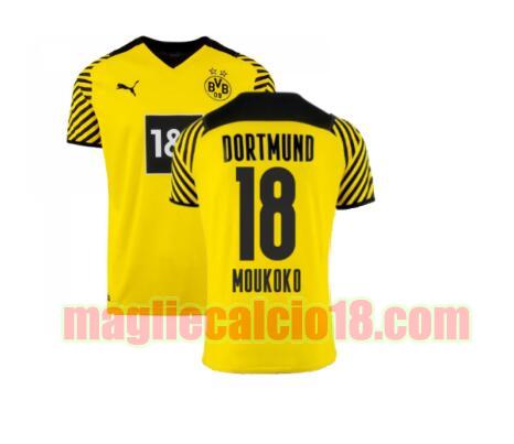 maglia borussia dortmund 2021-2022 prima moukoko 18