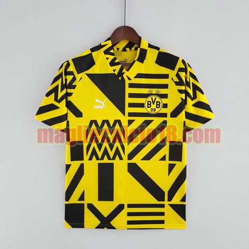 maglia borussia dortmund 2022-2023 pre-match giallo nero