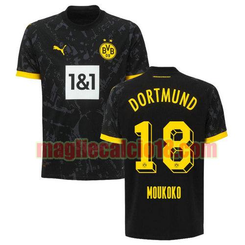maglia borussia dortmund 2023-2024 moukoko seconda