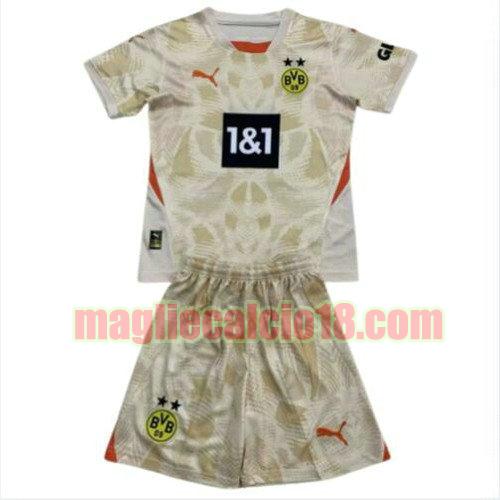 maglia borussia dortmund 2024-2025 bambino giallo fango portiere