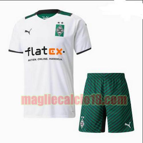 maglia borussia mgb 2021-2022 prima bambino bianca