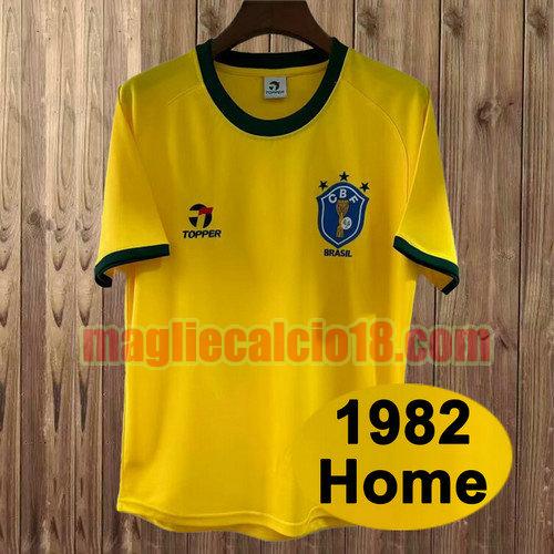 maglia brasile 1982 bambino manica lunga prima