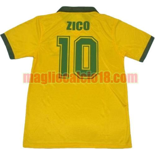 maglia brasile 1988 prima divisa zico 10