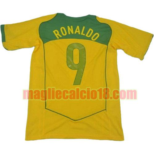 maglia brasile 2004 prima divisa ronaldo 9