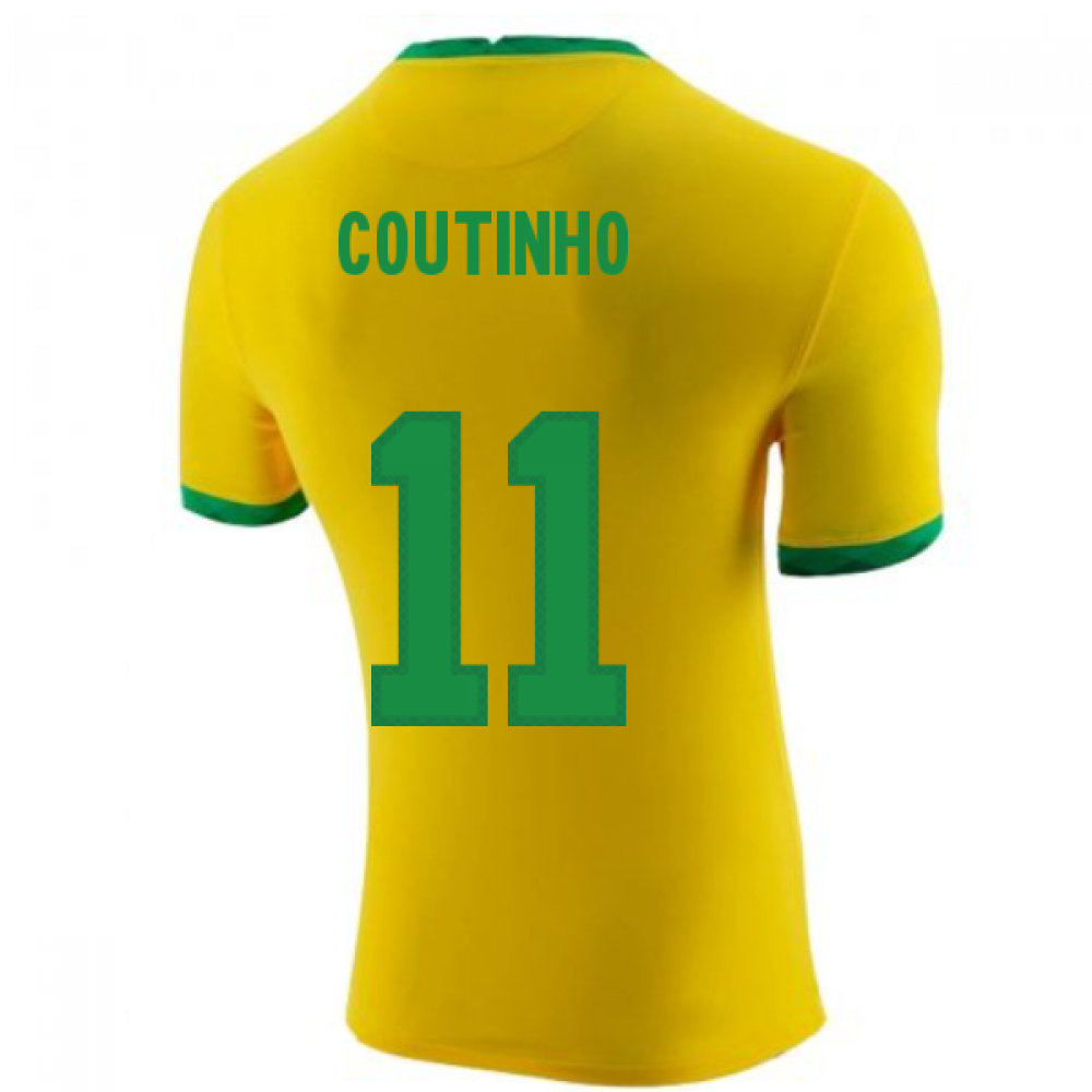 maglia brasile 2020-2021 prima coutinho 11