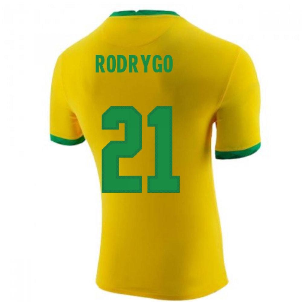 maglia brasile 2020-2021 prima rodrygo 21