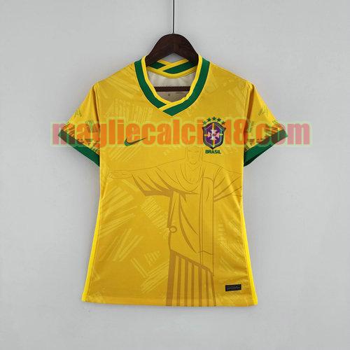 maglia brasile 2022-2023 classic donna giallo