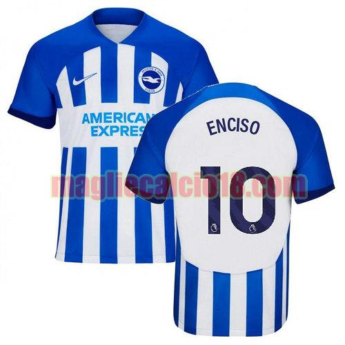 maglia brighton & hove albion f.c. 2023-2024 enciso 10 prima