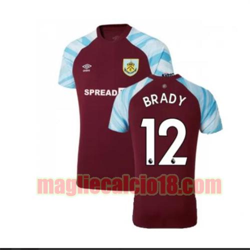 maglia burnley fc 2021-2022 prima brady 12