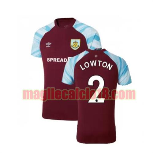 maglia burnley fc 2021-2022 prima lowton 2