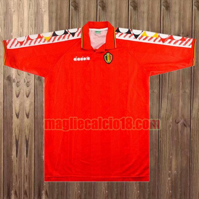 maglia bélgica 1994-1996 prima rosso