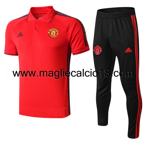 maglia calcio Manchester United polo 2020 rosso