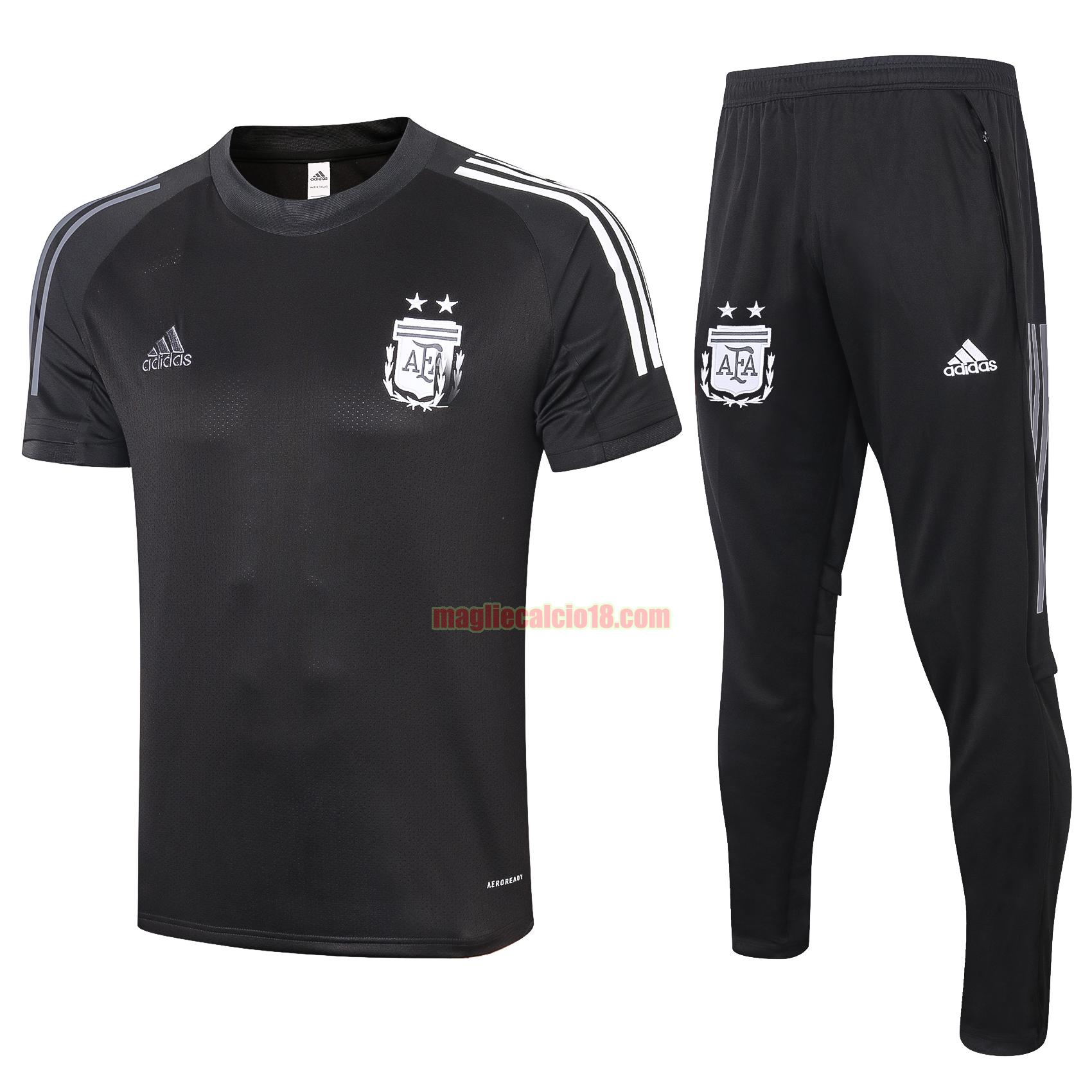 maglia calcio argentine 2020-2021 nero completo