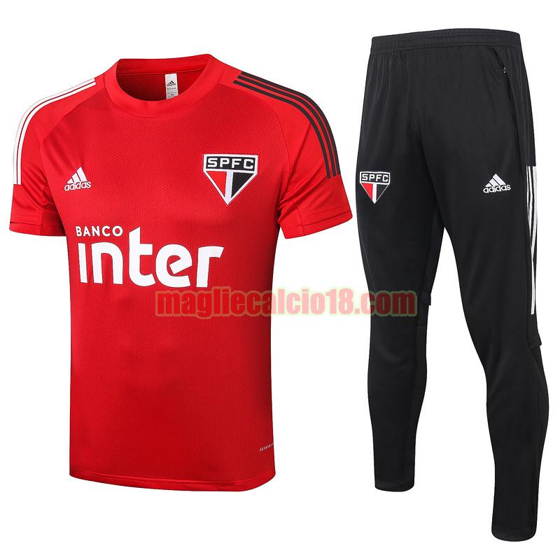 maglia calcio san paolo 2020-2021 rosso completo