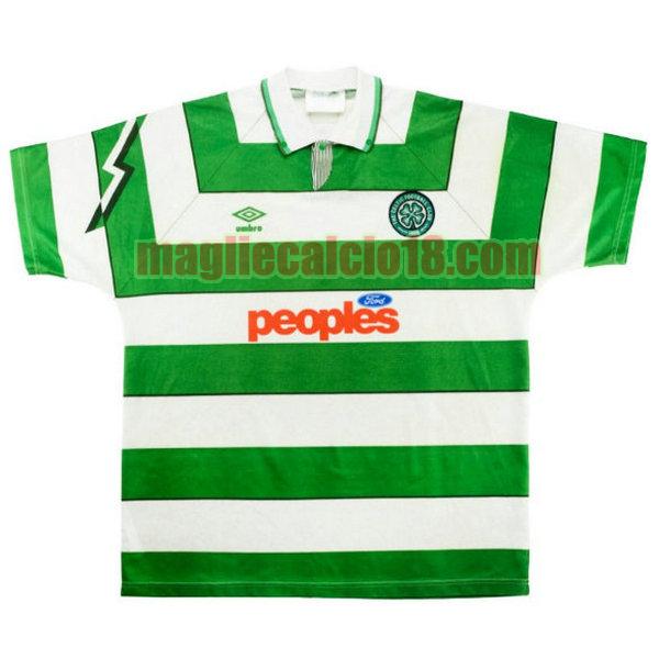 maglia celtic 1991-1992 prima divisa verde