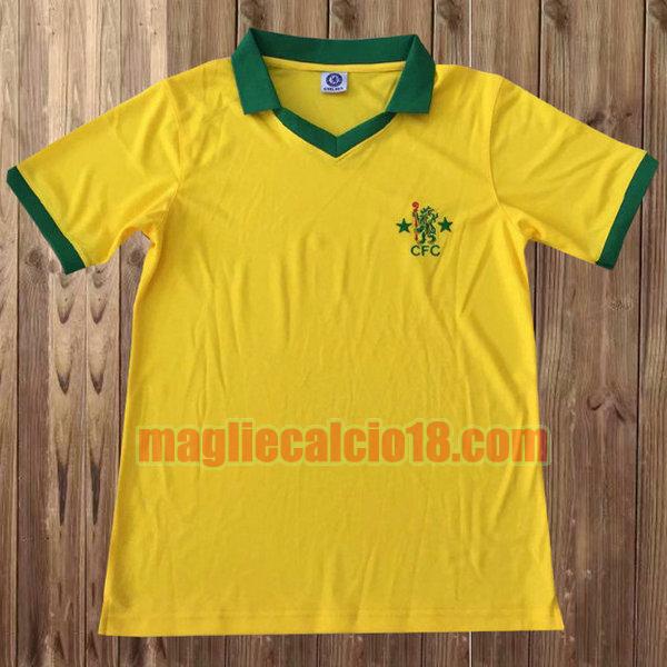 maglia chelsea 1980 seconda divisa giallo