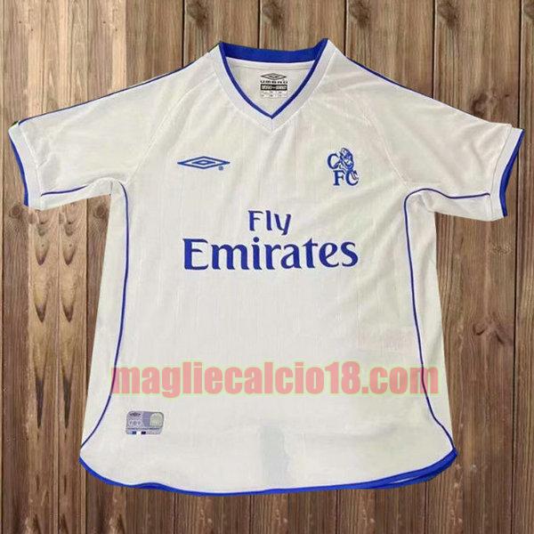 maglia chelsea 2001-2003 seconda divisa bianca