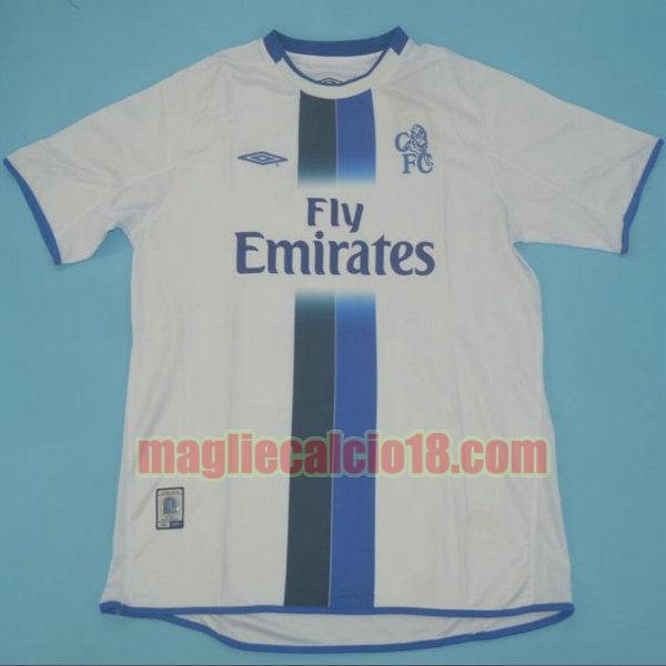 maglia chelsea 2003-2005 seconda divisa bianca