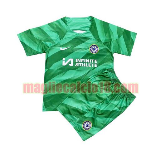 maglia chelsea 2023-2024 bambino verde portiere