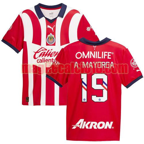 maglia chivas 2023-2024 a.mayorga 19 prima