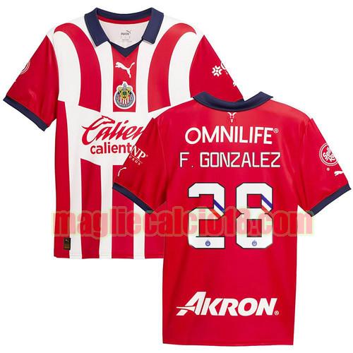 maglia chivas 2023-2024 f.gonzalez 28 prima