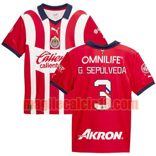 maglia chivas 2023-2024 g.sepulveda 3 prima