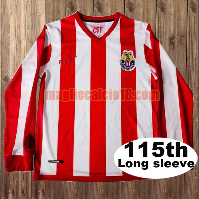 maglia chivas usa 115th prima rosso manica lunga