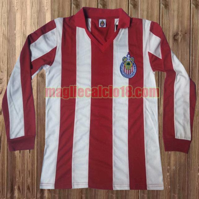 maglia chivas usa 60th prima rosso manica lunga