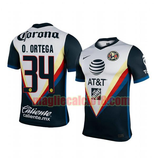 maglia club america 2020-2021 seconda oscar ortega 34