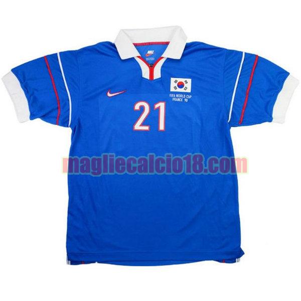 maglia corea 1998 seconda divisa blu