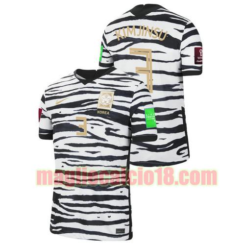 maglia corea 2021-2022 seconda kim jin su 3