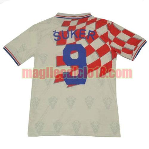 maglia croazia 1998 prima divisa suker 9