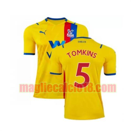 maglia crystal palace 2021-2022 seconda tomkins 5
