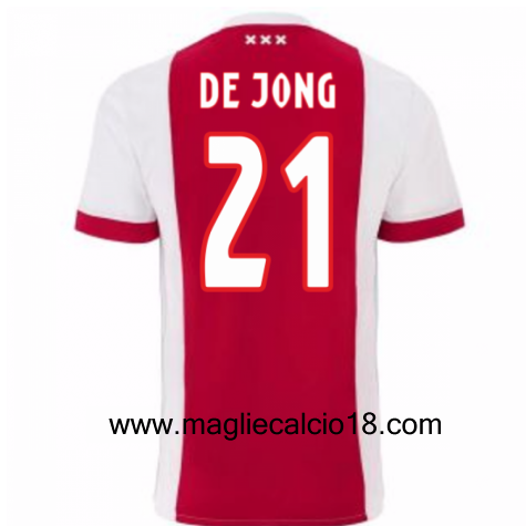 prima divisa maglia afc ajax de jong 2018-2018