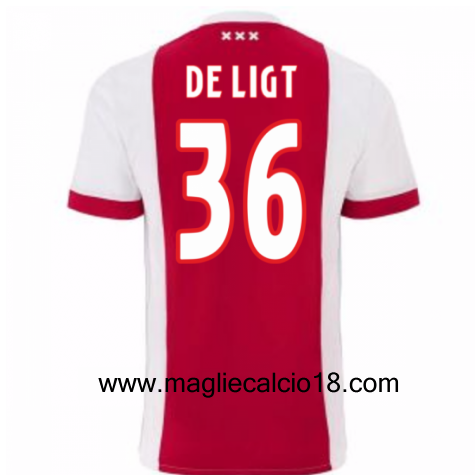 prima divisa maglia afc ajax de ligt 2018-2018