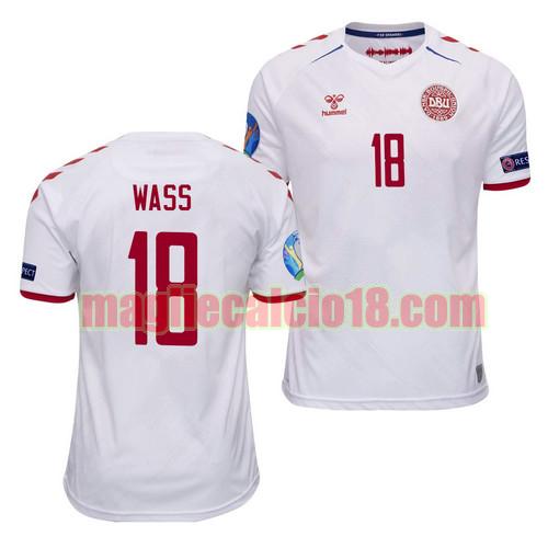 maglia denmark 2021-2022 seconda daniel wass 18