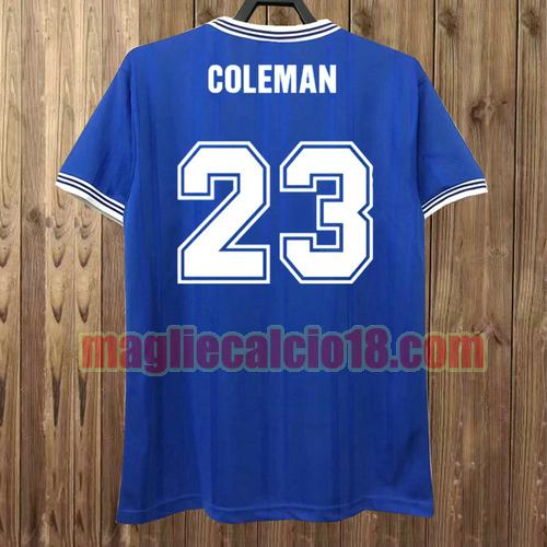 maglia everton 1985 prima coleman 23