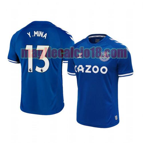 maglia everton 2020-2021 prima yerry mina 13