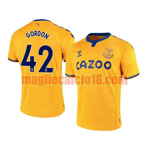 maglia everton 2020-2021 seconda anthony gordon 42