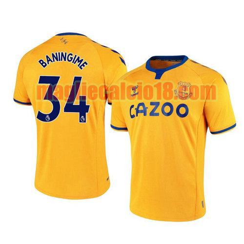 maglia everton 2020-2021 seconda beni baningime 34