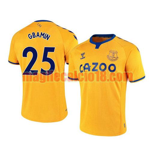 maglia everton 2020-2021 seconda jean philippe gbamin 25
