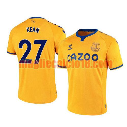 maglia everton 2020-2021 seconda moise kean 27