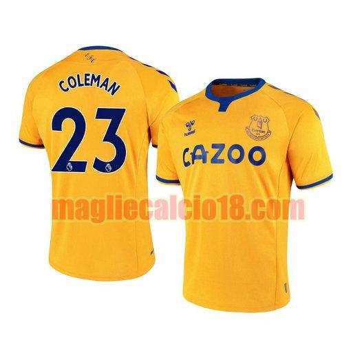 maglia everton 2020-2021 seconda seamus coleman 23