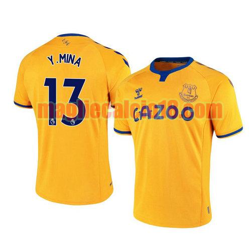 maglia everton 2020-2021 seconda yerry mina 13