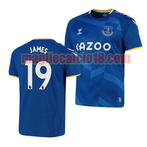 maglia everton 2021-2022 prima james rodriguez 19