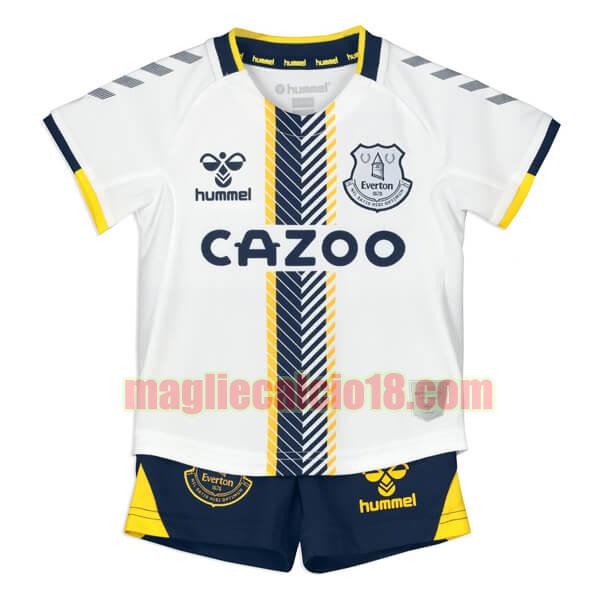 maglia everton 2021-2022 terza bambino