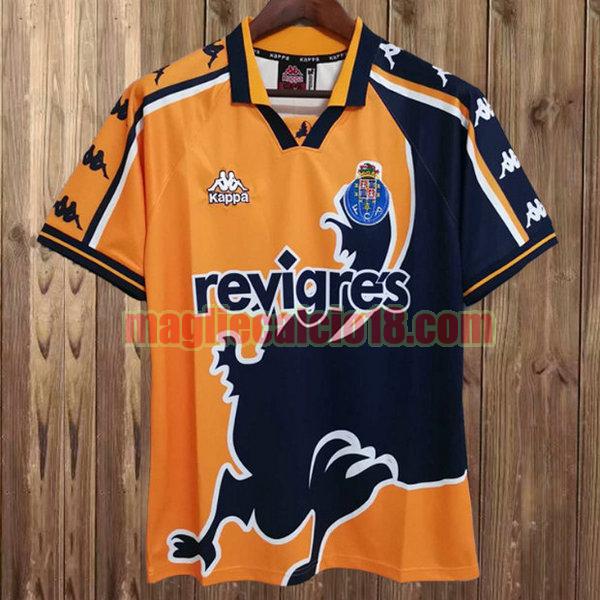 maglia fc porto 1997-1999 seconda divisa arancia