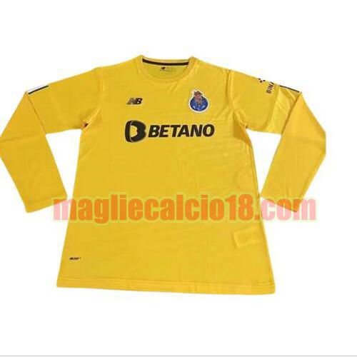 maglia fc porto 2022-2023 portiere maniche lunghe giallo