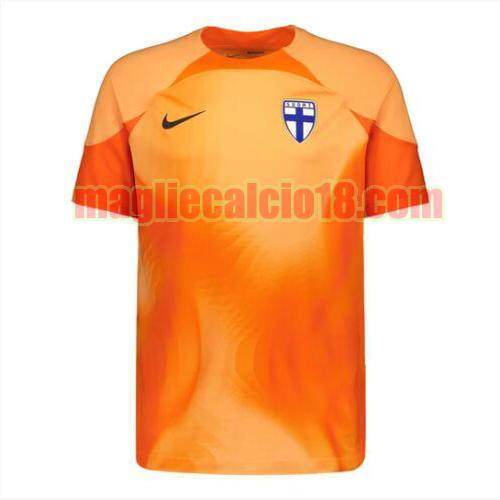 maglia finlandia 2022-2023 portiere bianco blu