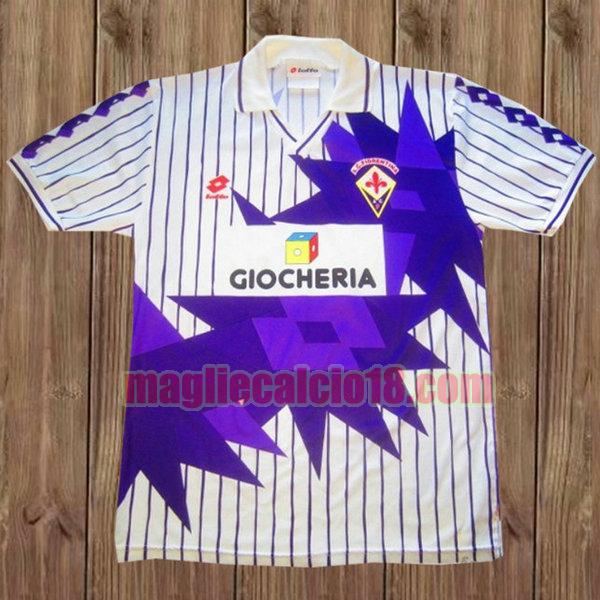 maglia fiorentina 1991-1992 seconda divisa bianca